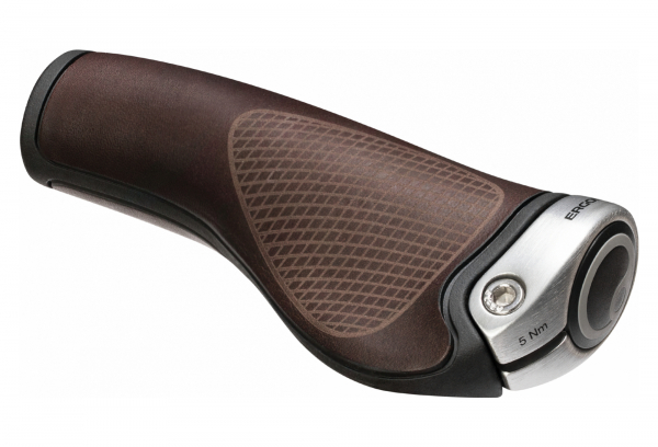 Puños Ergon GP1 BioLeder - Brown Silver
