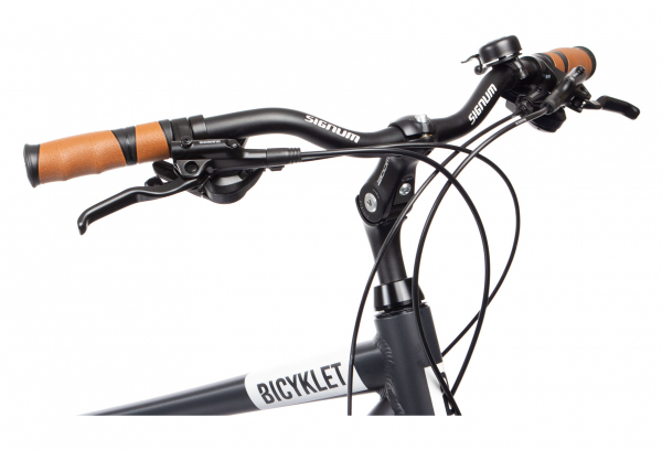 Bicyklet Leon Bicicleta Urbana Shimano Acera/Altus 8S 700 Mm Negra Mate - Imagen 6