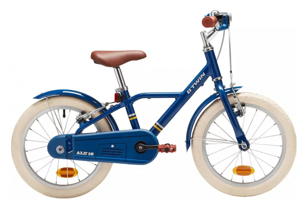 Bicicleta Infantil Btwin Alu City 16'' Bleu / Marron
