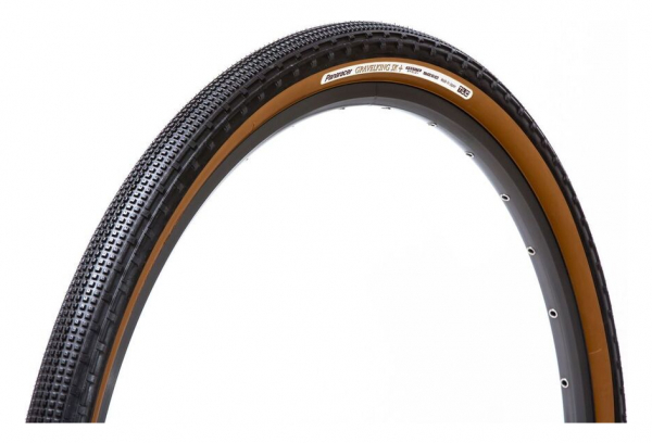 Neumático Gravel Panaracer Gravel King SK + 700mm Tubeless Compatible Negro / Marrón