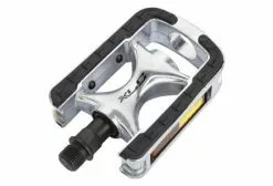 Par De Pedales Planos XLC PD-C01 Plata / Negro