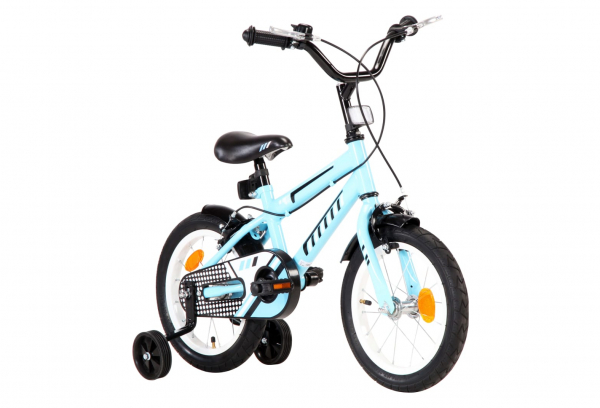 VidaXL Vélo Pour Enfants 14 Pouces Noir Et Bleu - Imagen 2