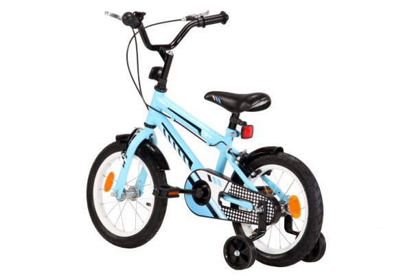 VidaXL Vélo Pour Enfants 14 Pouces Noir Et Bleu - Imagen 3