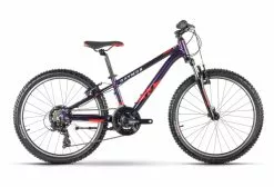 R-raymon R Raymon FourRay 1.0 Semi-Rigid Kid's MTB Shimano Tourney 7S 24'' Morado 2021 8-12 Años