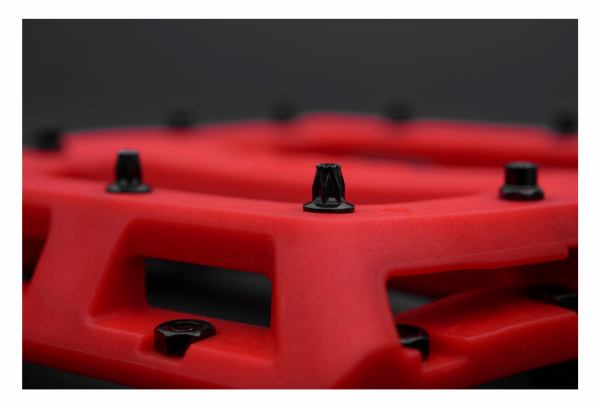 Par De Pedales Planos DMR V11 Rojos - Imagen 2