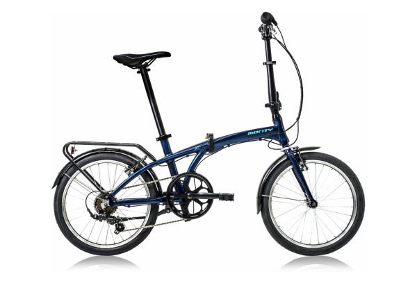 Bicicleta Plegable Monty Source Panaché 6V Azul