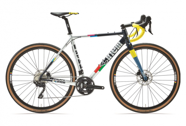 Bicicleta De Gravilla Cinelli Zydeco 700 Shimano GRX 400 Persiguiendo El Arco Iris 2021