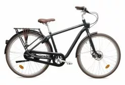 Elops 900 HF Shimano Nexus 7V 700mm Bicicleta Urbana Gris Oscuro / Negro