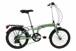 Bicicleta Plegable Bicyklet OscarShimano Tourney 6S 20'' Madera Verde 2022