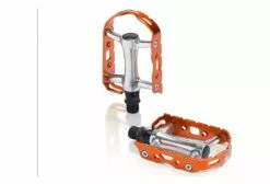 Pedales Planos XLC PD-M15 Plata Naranja
