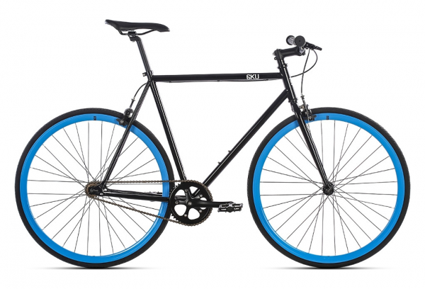 6KU Shelby 4 Fixie Bike Black Blue