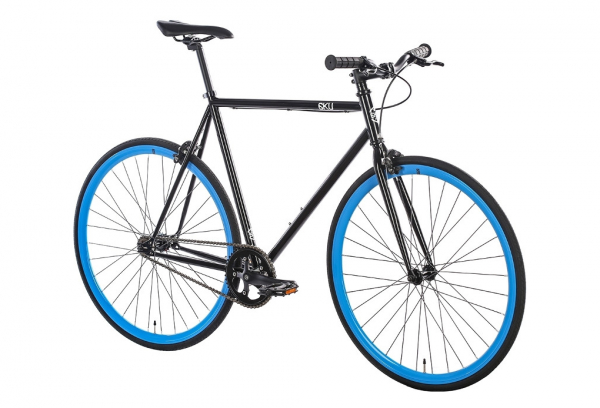 6KU Shelby 4 Fixie Bike Black Blue - Imagen 2