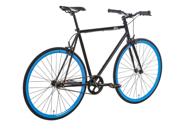 6KU Shelby 4 Fixie Bike Black Blue - Imagen 3