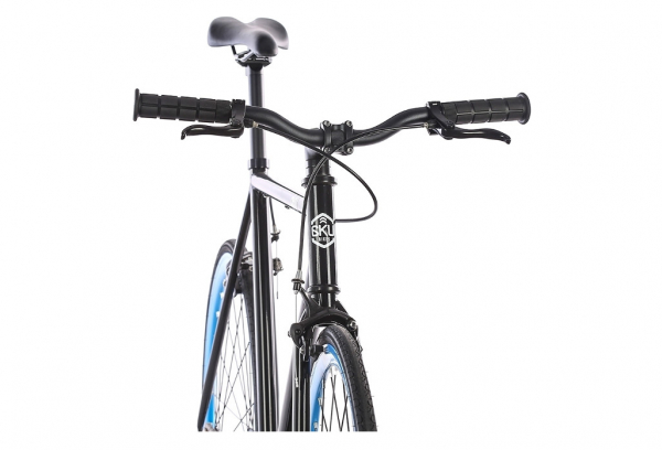 6KU Shelby 4 Fixie Bike Black Blue - Imagen 4