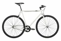 Bicicleta Fixie 6KU Evian 2 Blanco Negro