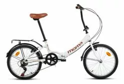 Moma Bikes Bicicleta Plegable Urbana SHIMANO FIRST CLASS 20' Alu 6V. Sillin Confort
